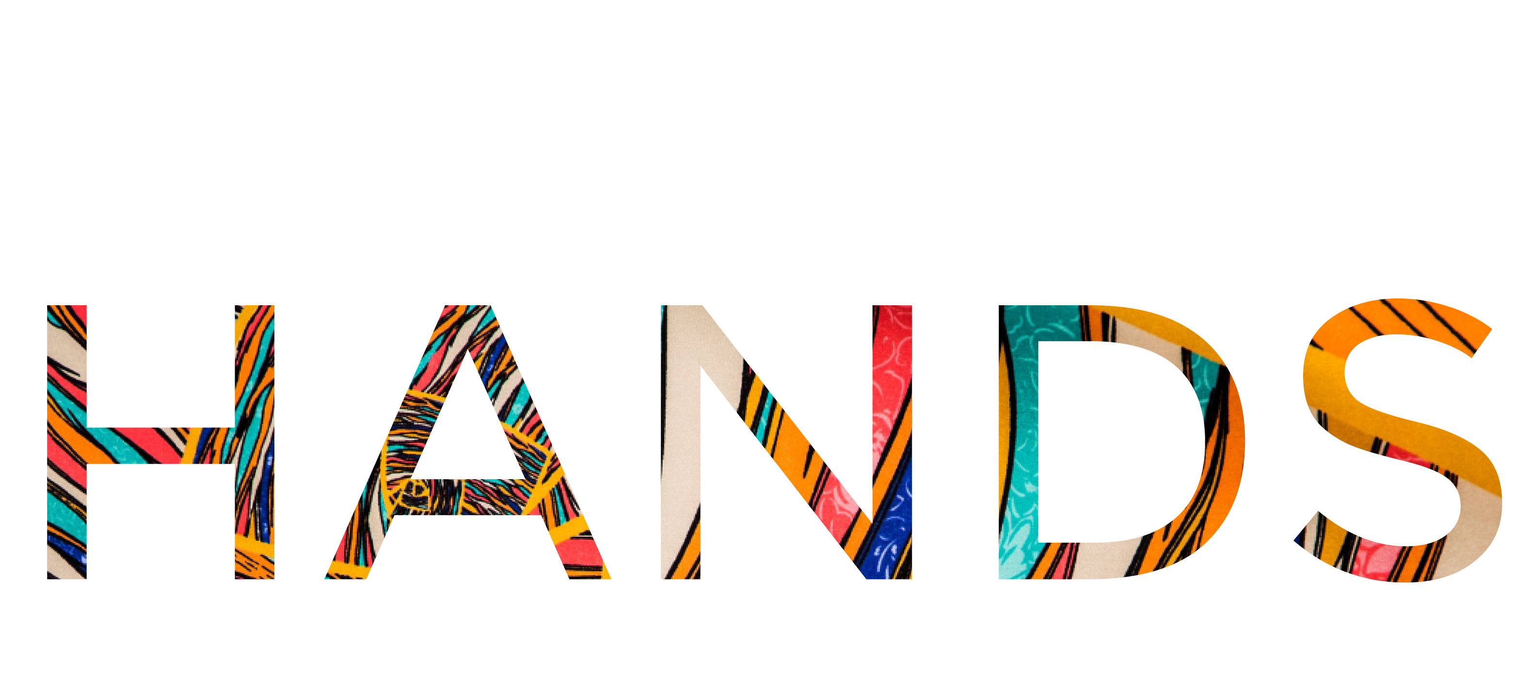 Shirleys Hands Graphic - White font